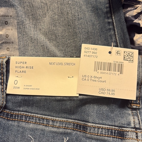 AE Next Level Super High-Waisted Ripped Flare Jean - Picture 4 of 6